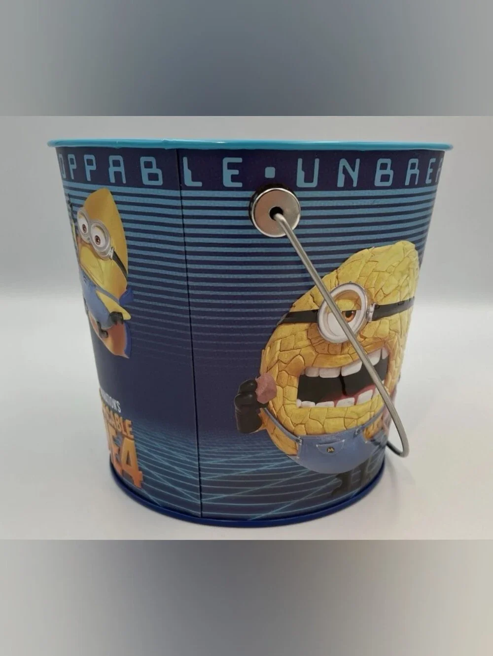 Universal Studios Despicable Me 4 Minions Tin Popcorn Bucket